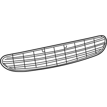 4805892AC Mopar Radiator Grille Illustration 1 of 1
