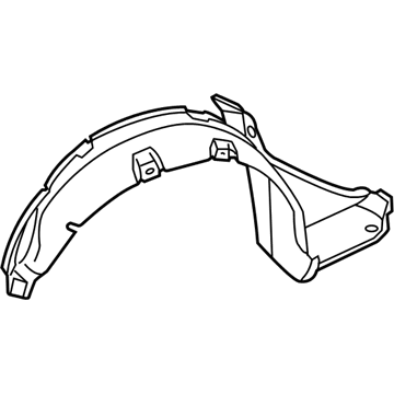 5097999AA Mopar Splash Shield Illustration 1 of 1