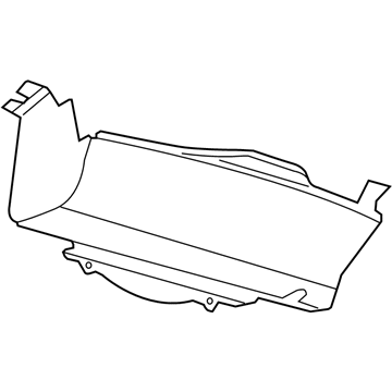 5290668AC Mopar BAFFLE-Air Illustration 1 of 1