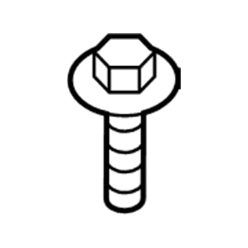 6106059AA Mopar Hexagon Head Bolt Illustration 1 of 1