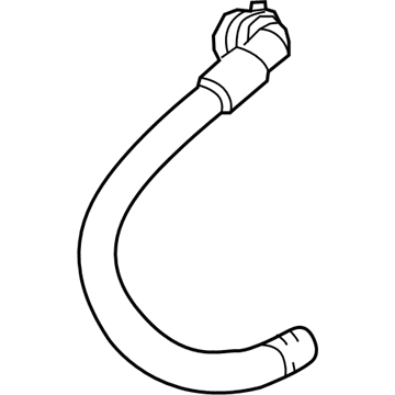 68247360AA Mopar Make Up Air Hose Illustration 1 of 1
