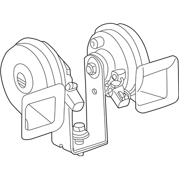Jeep Liberty Horn - 56010313AC