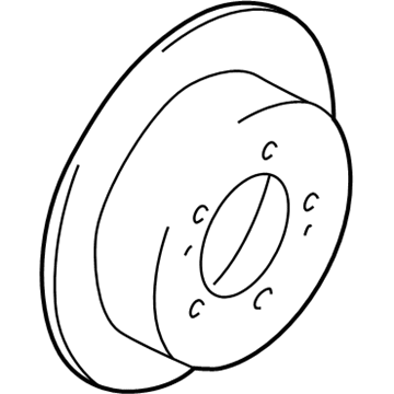 2002 Dodge Stratus Brake Disc - MB928716