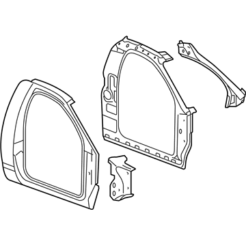 5179202AB Mopar Body Side Aperture Panel Illustration 1 of 1