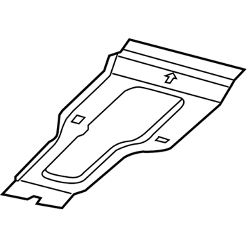 5064275AC Mopar Bracket-Dvd Screen Illustration 1 of 1