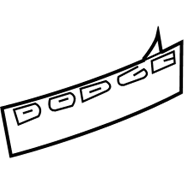 WN80GBCAC Mopar Decal Illustration 1 of 1