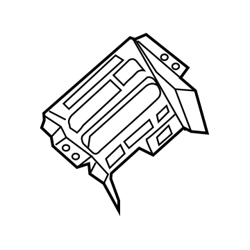 68493637AA Mopar Media Port Bezel Illustration 1 of 1