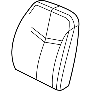 68005359AA Mopar Seat Back Foam Illustration 1 of 1