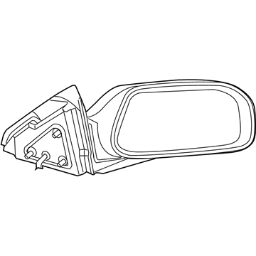 4894722AD Mopar Passenger Side Mirror Outside Rear View Illustration 1 of 1