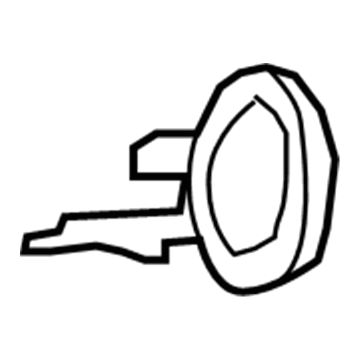 68004828AA Mopar Handle-Inside Remote Control Illustration 1 of 1