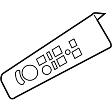 1BP29AAAAE Mopar Power Window/Door Lock Switch Bezel Illustration 1 of 1