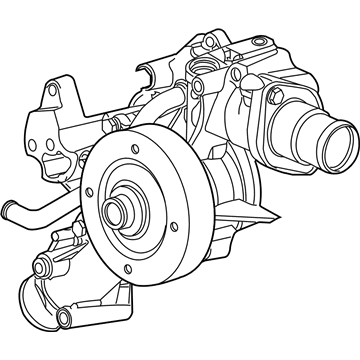 68382494AA Mopar Water Pump Illustration 1 of 1