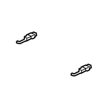 68229449AA Mopar Bumper-TONNEAU Panel Stop Illustration 1 of 1