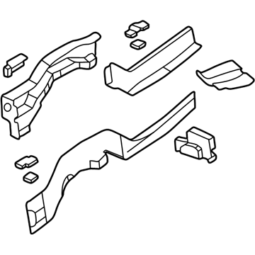 5019530AI Mopar Rail Pkg-Front Illustration 1 of 1