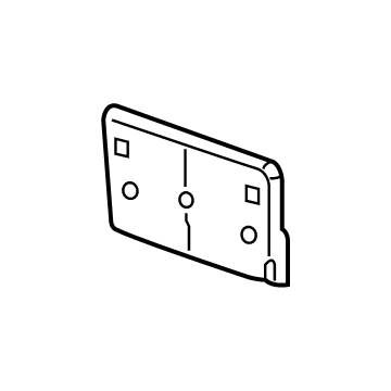 2025 Chrysler Pacifica License Plate - 68445699AA