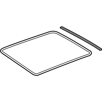 68266055AA Mopar Weatherstrip-Sunroof Illustration 1 of 1