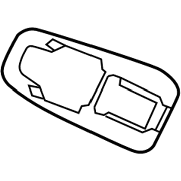 68064599AD Mopar Gasket-Door Handle Outside Illustration 1 of 1