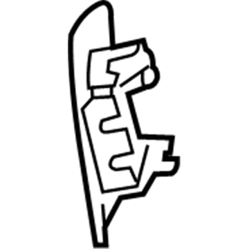 68156768AA Mopar Bracket-Blind Spot Detection Illustration 1 of 1