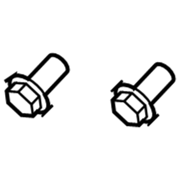 6104412AA Mopar Hexagon Head Screw Illustration 1 of 1