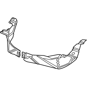 2025 Ram 1500 Exhaust Heat Shield - 68269477AC