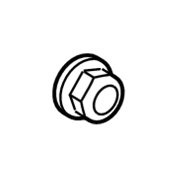 6508689AA Mopar Hexagon Flange Lock Nut Illustration 1 of 1