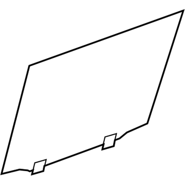 5020651AB Mopar Sliding Door Glass Illustration 1 of 1