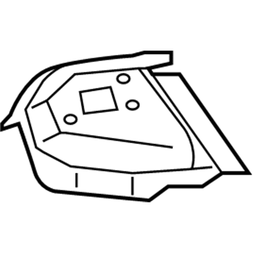 Mopar 68080965AB Tail lamp Mounting Panel 68080965AB Mopar Tail lamp Mounting Panel Illustration 1 of 1