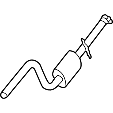 4764930AD Mopar Exhaust Pipe Illustration 1 of 1