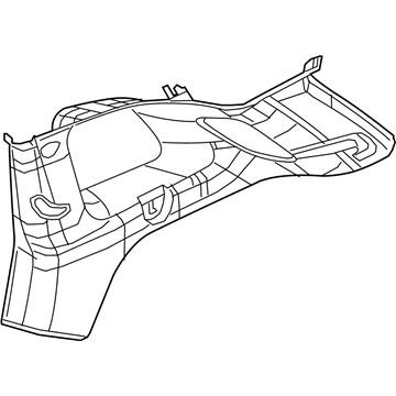 1UD04LC5AF Mopar Panel-Quarter Trim Illustration 1 of 1
