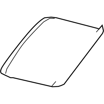 68019335AA Mopar Sunroof Wind Deflector Illustration 1 of 1