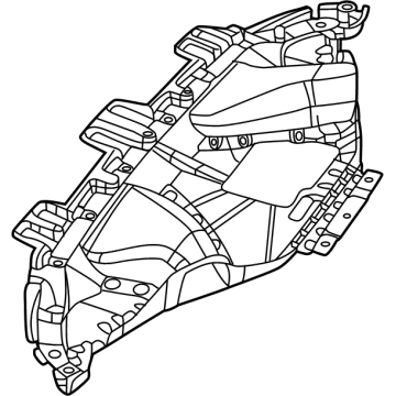 68091772AB Mopar Front Belly Pan Illustration 1 of 1
