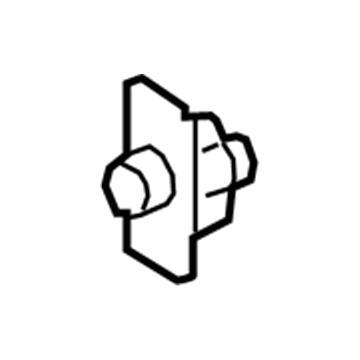 68140743AC Mopar ACTUATOR-Fuel Filler Door Illustration 1 of 1