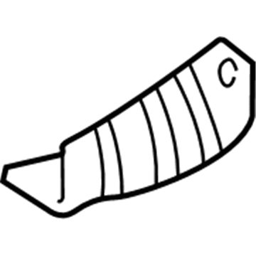 68361829AA Mopar Bracket-Battery Illustration 1 of 1