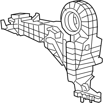 Mopar 68046002AA Housing-A/C And Heater 68046002AA Mopar Housing-A/C And Heater Illustration 1 of 1