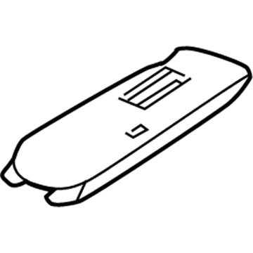 5137800AA Mopar Plate-Console Lid Illustration 1 of 1