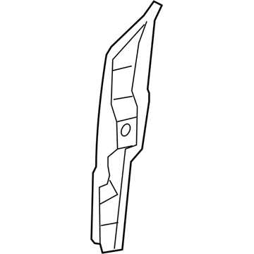 5178089AD Mopar Fender To Hinge Pillar Silencer Illustration 1 of 1