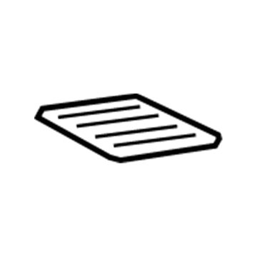 5135534AA Mopar Floor Console Mat Illustration 1 of 1