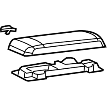 2008 Dodge Durango Armrest - 1GF141J3AA