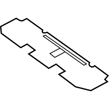 4740136 Mopar SILENCER-FLOORPAN Illustration 1 of 1