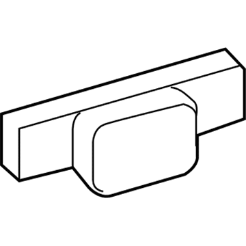 WG25WS2AD Mopar Fender Rear Molding Illustration 1 of 1