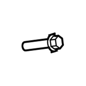 6104370AA Mopar Hexagon Head Bolt Illustration 1 of 1