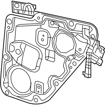 68079292AB Mopar Carrier Plate Panel Illustration 1 of 1