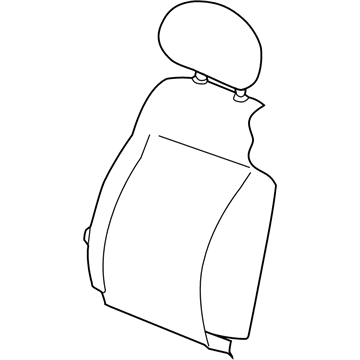 XM291FLAA Mopar Front Seat Back Cover Illustration 1 of 1