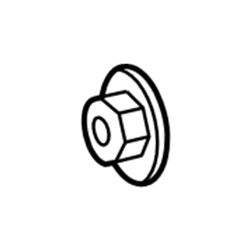 6511227AA Mopar Hexagon Flange Lock Nut Illustration 1 of 1