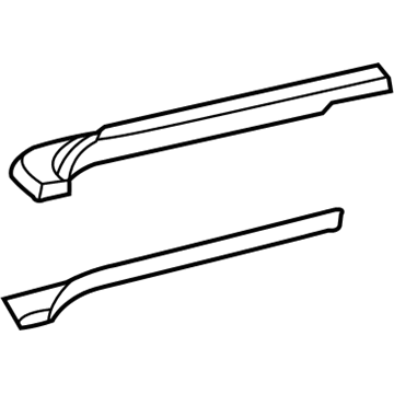 5073016AA Mopar Panel-Roof Rail Sliding Door Trac Illustration 1 of 1