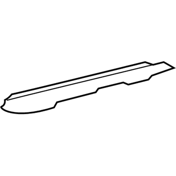 4860599AD Mopar Rail-Roof Rail Outer Illustration 1 of 1