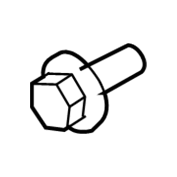 6508247AA Mopar Hexagon Flange Head Screw Illustration 1 of 1