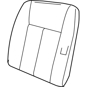 1BJ621D5AA Mopar Front Seat Seat Back Illustration 1 of 1