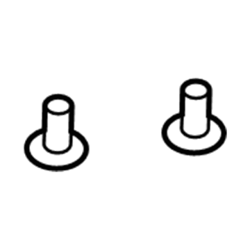 1YL99NAJAA Mopar Push Pin Illustration 1 of 1