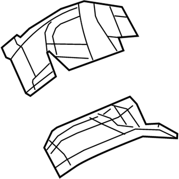 2011 Dodge Challenger Exhaust Heat Shield - 5112114AD